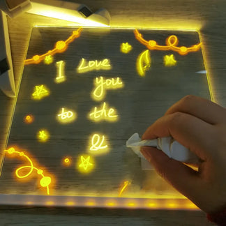 Tableta de dibujo iluminada Fuegokids™