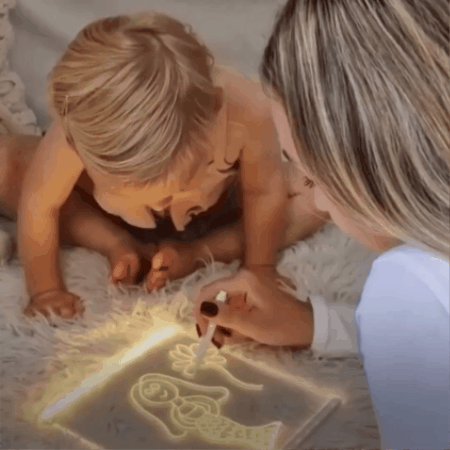 Tableta de dibujo iluminada Fuegokids™