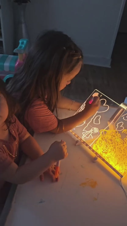 Tableta de dibujo iluminada Fuegokids™